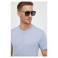 Bavlněné tričko Polo Ralph Lauren 3-pack tmavomodrá barva, 714830304