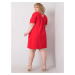 Červené šaty s kapsami Bellamy -red Červená