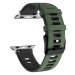 4wrist Silikonový řemínek pro Apple Watch - Green/Black 38/40/41 mm