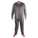 Libor pánské pyžamo s dlouhým rukávem 1-OGD-145 tmavě šedá