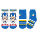 Ježek SONIC - licence Chlapecké ponožky - Ježek Sonic 5234010, bílá / modrá Barva: Mix barev