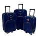 Rogal Tmavě modrý textilní kufr do letadla "Movement" - M (35l)