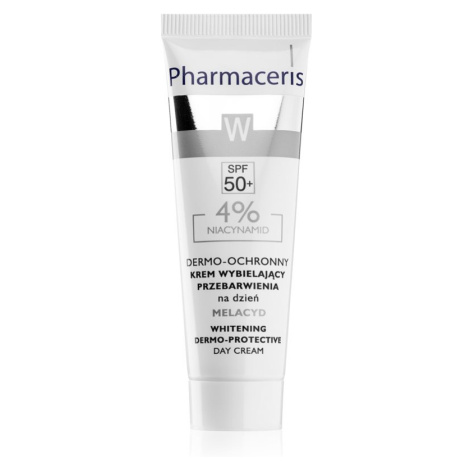 Pharmaceris W-Whitening Melacyd bělicí krém proti pigmentovým skvrnám SPF 50+  30 ml