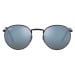 Sluneční brýle Ray-Ban NEW ROUND černá barva, 0RB3637