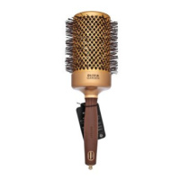 Olivia Garden Expert Blowout Shine Round Brush Wavy Bristles Gold & Brown 65 mm kartáč na vlasy