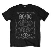 AC/DC Tričko Unisex Cannon Swig Vintage Black