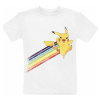 Pokémon Kids - Pikachu - Rainbow detské tricko bílá