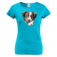 Dámské tričko  Australský ovčák- tričko pro milovníky psů