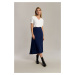 Benedict Harper Woman's Skirt Lauren Navy Blue