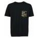 Pánské tričko CCM CAMO POCKET S/S TEE Black L