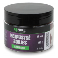 Nikl rozpustné boilies krill berry 150 g - 18 mm