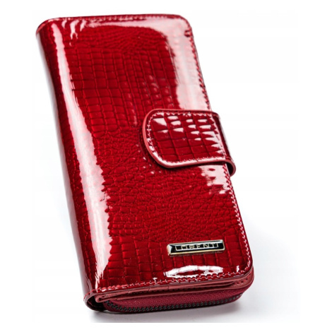 Dámská luxusní kožená peněženka Lucy, červená Lorenti