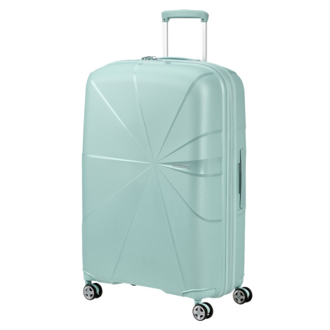 American Tourister Starvibe 77cm Spinner rozšiřitelný Zelený Metallic Surf Blue