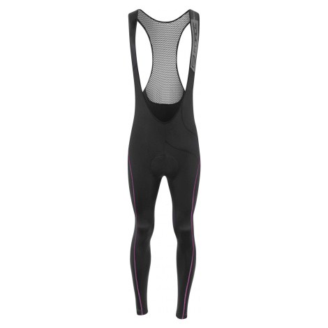 FORCE kalhoty F REFLEX LINE LADY s vložkou,črn-růžov