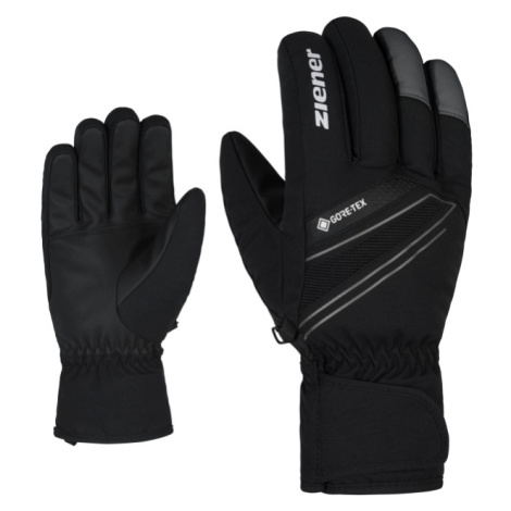 ZIENER-GUNAR GTX glove ski alpine, black/magnet Černá 22/23