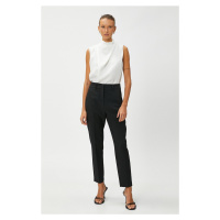 Koton Crop Cigarette Pants Straight Leg