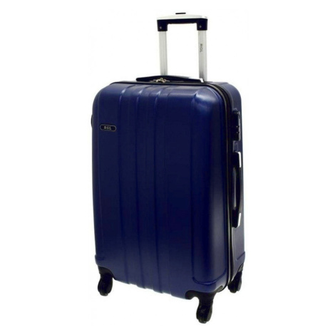 Rogal Tmavě modrý odolný skořepinový kufr "Stronger" - M (35l), L (65l), XL (100l)