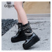 Punk obuv Gothic boty s hroty a řetězem GoodDayGirl Fashion