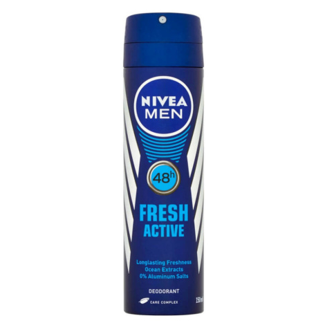 NIVEA Men Fresh Active Sprej deodorant pro muže 150 ml