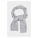 Šála karl lagerfeld k/evening wool scarf šedá