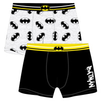 Batman - licence Pánské boxerky - Batman 5333527, černá / šedý melír Barva: Mix barev