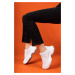 Riccon Women's White Anorak Sneakers 0012141