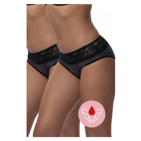 Sada menstruačních kalhotek na den Dorina D001988MI071 - barva:DORO2X0010/černá