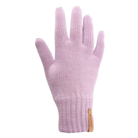 KAMA R102 pletené merino rukavice, růžová