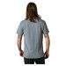 Fox pánské tričko Pinnacle Tech Heather Graphite s krátkým rukávem | Šedá
