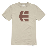 Etnies pánské tričko Icon Tan | Hnědá | 100% bavlna