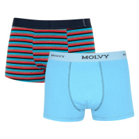 2PACK Pánské boxerky Molvy vícebarevné (2MP-305-BEU)