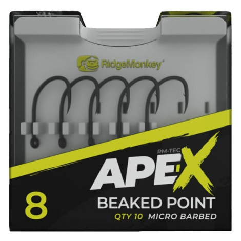 Ridgemonkey háček ape-x beaked point barbed 10 ks - velikost 4