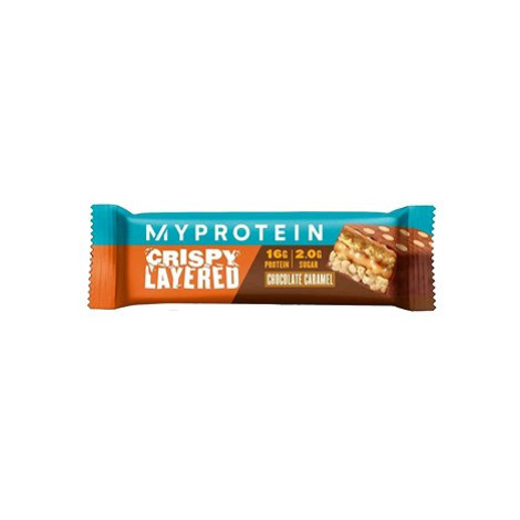 MyProtein Crispy Layered Bar 58 g, Čokoláda/Karamel