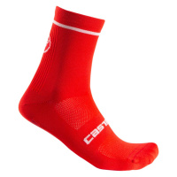 CASTELLI Cyklistické ponožky klasické - ENTRATA 9 - červená