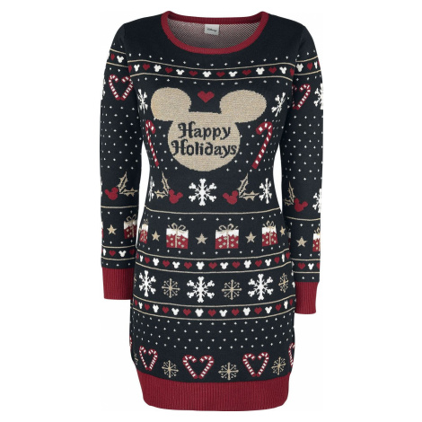 Mickey & Minnie Mouse Happy Holidays Šaty vícebarevný