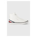 Kožené kecky Tommy Hilfiger TH HI VULC CORE LTH pánské, bílá barva, FM0FM04816