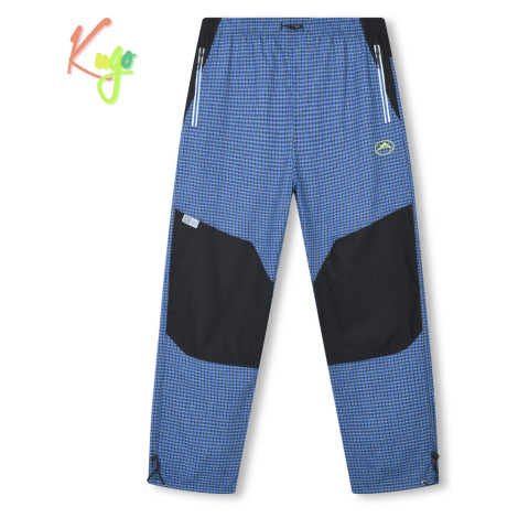Pánské sportovní kalhoty - KUGO FK8611, modrá Barva: Modrá