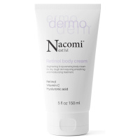 Nacomi Dermo - Rozjasňující a omlazující tělový krém s retinolem a vitamínem C, 150 ml