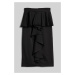 Sukně karl lagerfeld hun's pick ruffle skirt černá