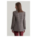 SAKO GANT REG HOUNDSTOOTH BLAZER SOFT OAT