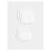 Strečové bavlněné trenky s technologií Cool & Fresh™, 5 ks Marks & Spencer bílá