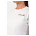 NEBBIA - Crop top tričko Minimalist Logo 600 (cream) - NEBBIA