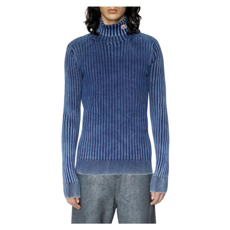 Svetr diesel k-ristopher indigo knitwear modrá