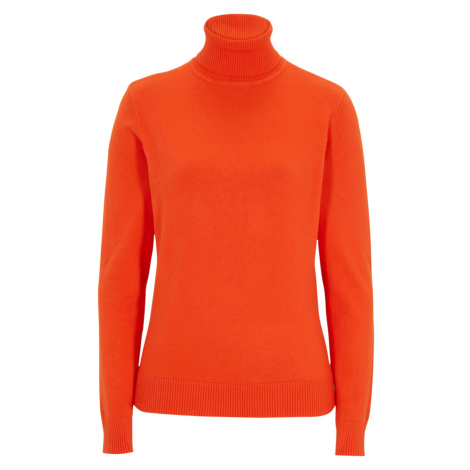 Bonprix BPC SELECTION svetr s rolákem Barva: Oranžová, Mezinárodní