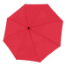 Derby Hit Uni - dámský skládací deštník, červená, plná barva