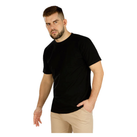 Pánské triko s krátkým rukávem Litex 9D073 | černá