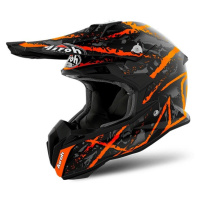 AIROH Terminator Open Vision Carnage TOVCA32 helma černá/oranžová
