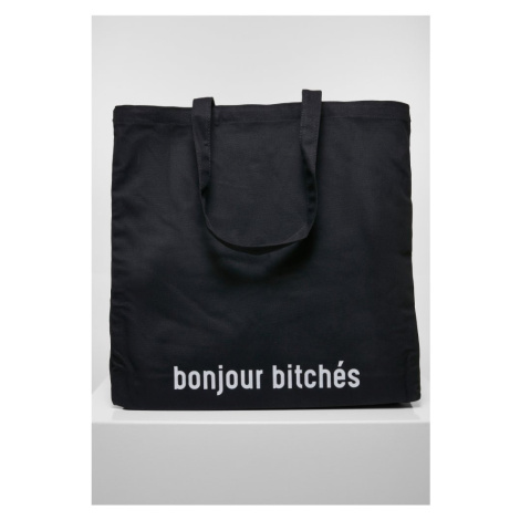 Bonjour Bitches Oversize Canvas Tote Bag Mister Tee