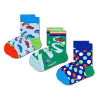 Dětské ponožky Happy Socks Kids Car 3-pack