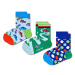 Dětské ponožky Happy Socks Kids Car 3-pack